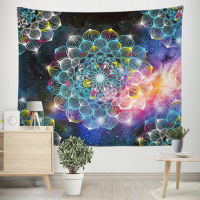 Vintage 3D Floral Patterned Decor Hanging Rugs Wall Art Tapestries for Bedroom Living Room Hall Dorm 03
