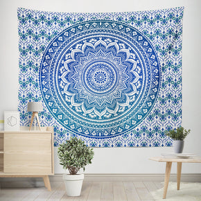 Vintage 3D Floral Patterned Decor Hanging Rugs Wall Art Tapestries for Bedroom Living Room Hall Dorm 04