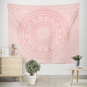 Vintage 3D Floral Patterned Decor Hanging Rugs Wall Art Tapestries for Bedroom Living Room Hall Dorm 15