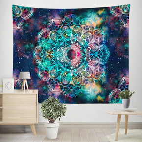 Vintage 3D Floral Patterned Decor Hanging Rugs Wall Art Tapestries for Bedroom Living Room Hall Dorm 20