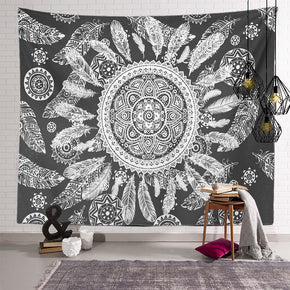 Gorgeous Vintage Floral Patterned Decor Hanging Rugs Wall Art Tapestries for Bedroom Living Room Hall Dorm 10