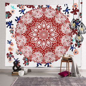 Gorgeous Vintage Floral Patterned Decor Hanging Rugs Wall Art Tapestries for Bedroom Living Room Hall Dorm 12