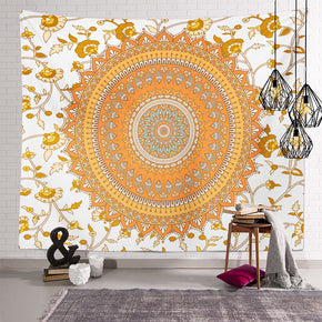 Gorgeous Vintage Floral Patterned Decor Hanging Rugs Wall Art Tapestries for Bedroom Living Room Hall Dorm 13