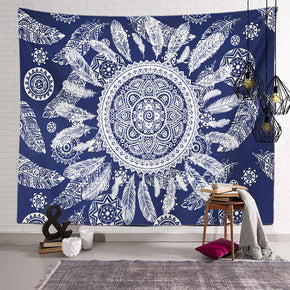 Gorgeous Vintage Floral Patterned Decor Hanging Rugs Wall Art Tapestries for Bedroom Living Room Hall Dorm 26