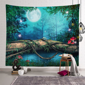 Plant Landscape Patterned Decor Hanging Rugs Wall Art Tapestries for Bedroom Living Room Hall Dorm 07