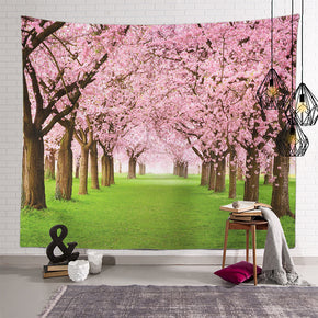 Plant Landscape Patterned Decor Hanging Rugs Wall Art Tapestries for Bedroom Living Room Hall Dorm 12