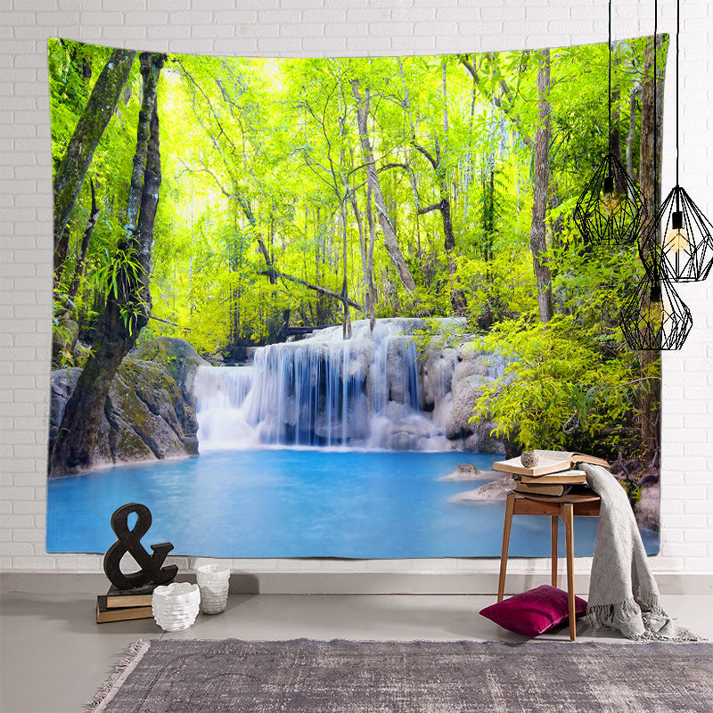 Plant Landscape Patterned Decor Hanging Rugs Wall Art Tapestries for Bedroom Living Room Hall Dorm 13
