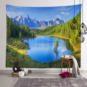 Plant Landscape Patterned Decor Hanging Rugs Wall Art Tapestries for Bedroom Living Room Hall Dorm 17