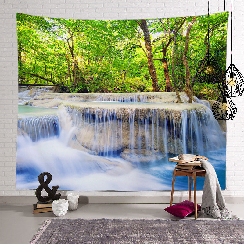 Plant Landscape Patterned Decor Hanging Rugs Wall Art Tapestries for Bedroom Living Room Hall Dorm 20