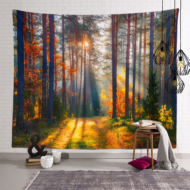 Plant Landscape Patterned Decor Hanging Rugs Wall Art Tapestries for Bedroom Living Room Hall Dorm 39