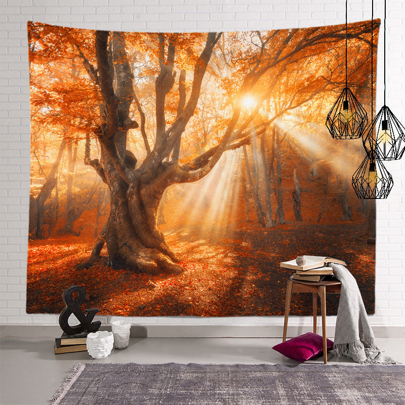 Plant Landscape Patterned Decor Hanging Rugs Wall Art Tapestries for Bedroom Living Room Hall Dorm 40