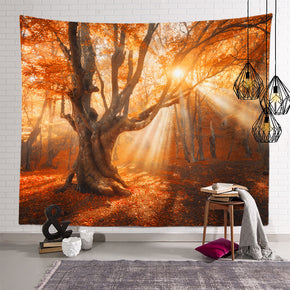Plant Landscape Patterned Decor Hanging Rugs Wall Art Tapestries for Bedroom Living Room Hall Dorm 40