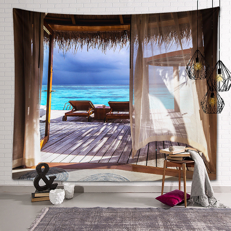 Forest Landscape Patterned Decor Hanging Rugs Wall Art Tapestries for Bedroom Living Room Hall Dorm 07