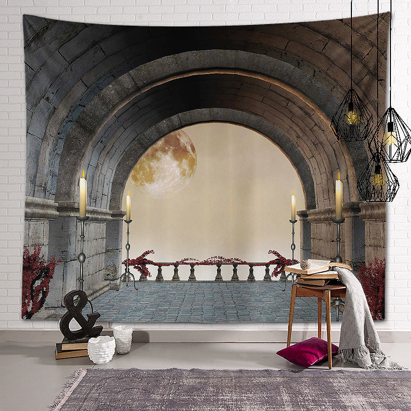 Forest Landscape Patterned Decor Hanging Rugs Wall Art Tapestries for Bedroom Living Room Hall Dorm 11