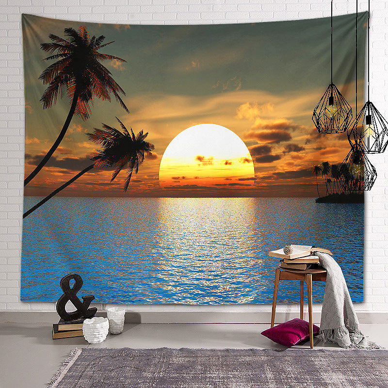 Forest Landscape Patterned Decor Hanging Rugs Wall Art Tapestries for Bedroom Living Room Hall Dorm 15