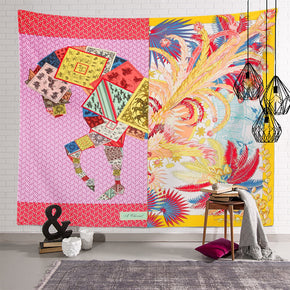 Steed Vintage Patterned Decor Hanging Rugs Wall Art Tapestries for Bedroom Living Room Hall Dorm 12