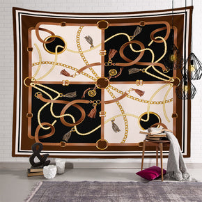 Steed Vintage Patterned Decor Hanging Rugs Wall Art Tapestries for Bedroom Living Room Hall Dorm 18
