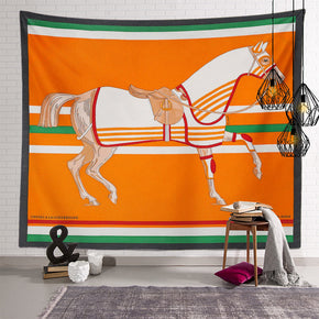 Steed Vintage Patterned Decor Hanging Rugs Wall Art Tapestries for Bedroom Living Room Hall Dorm 20