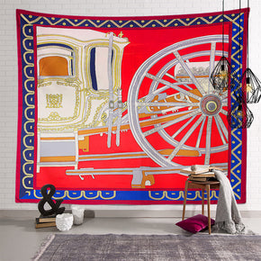 Steed Vintage Patterned Decor Hanging Rugs Wall Art Tapestries for Bedroom Living Room Hall Dorm 25