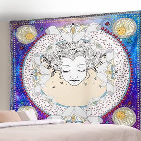 Moon Sun Pattern Sofa Background Wall Decoration Tapestry for Bedroom Living Room Hall 10
