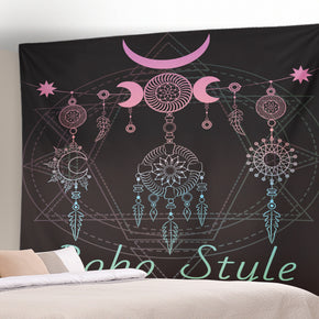Moon Sun Pattern Sofa Background Wall Decoration Tapestry for Bedroom Living Room Hall 20