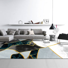 Geometric Area Rugs for Bedroom Living Room Hall