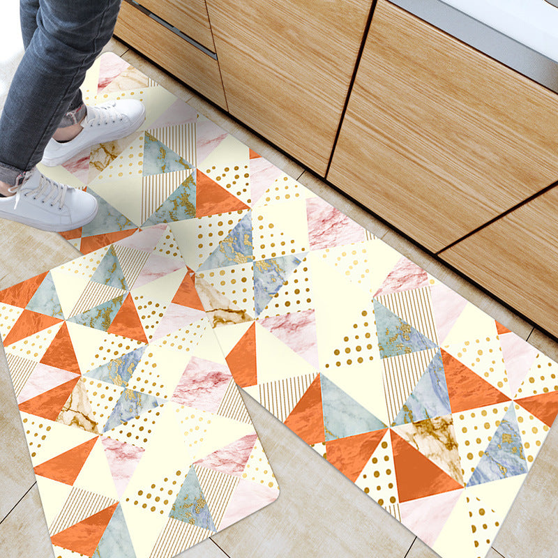 Modern Patterned Geometric Entryway Doormat Runners Rugs Kitchen Bathroom Anti-skip Mats