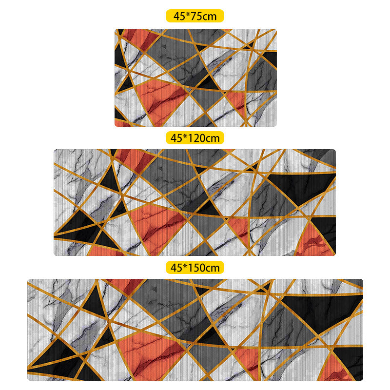 Modern Patterned Geometric Entryway Doormat Runners Rugs Kitchen Bathroom Anti-skip Mats