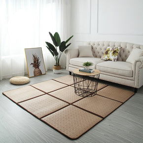 05 Japanese Tatami Mat Foldable Rattan Futon Mattress Baby Crawling Mat Guest Mattress