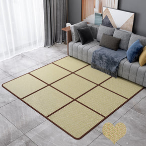 07 Japanese Tatami Mat Foldable Rattan Futon Mattress Baby Crawling Mat Guest Mattress