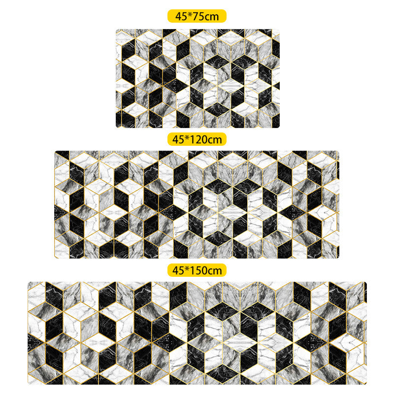 Fashion Modern Patterned Geometric Entryway Doormat Runners Rugs Kitchen Bathroom Anti-skip Mats