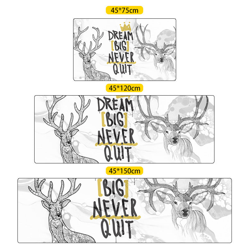 Cartoon Deer Modern Patterned Entryway Doormat Runners Rugs Kitchen Bathroom Anti-skip Mats