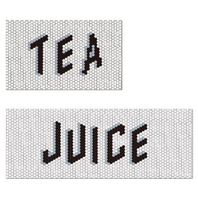 JUICE TEA LETTERS Modern Patterned Geometric Entryway Doormat Runners Rugs Kitchen Bathroom Anti-skip Mats 02