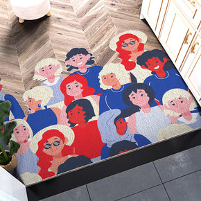 Horizontal Version Cuttable Cartoon Animal Wear-resistant Dust-removing Anti-slip DoorMat 09-16