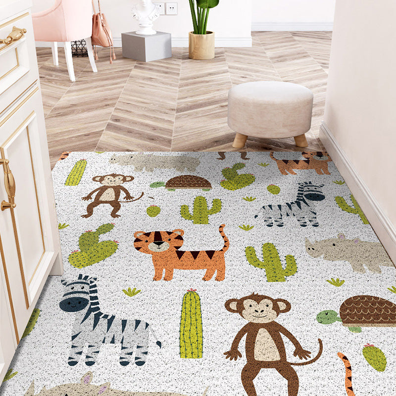 Vertical Version Cuttable Cartoon Animal Party Wear-resistant Dust-removing Anti-slip DoorMat 08