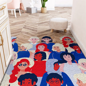 Vertical Version Cuttable Cartoon Animal Wear-resistant Dust-removing Anti-slip DoorMat 09-16