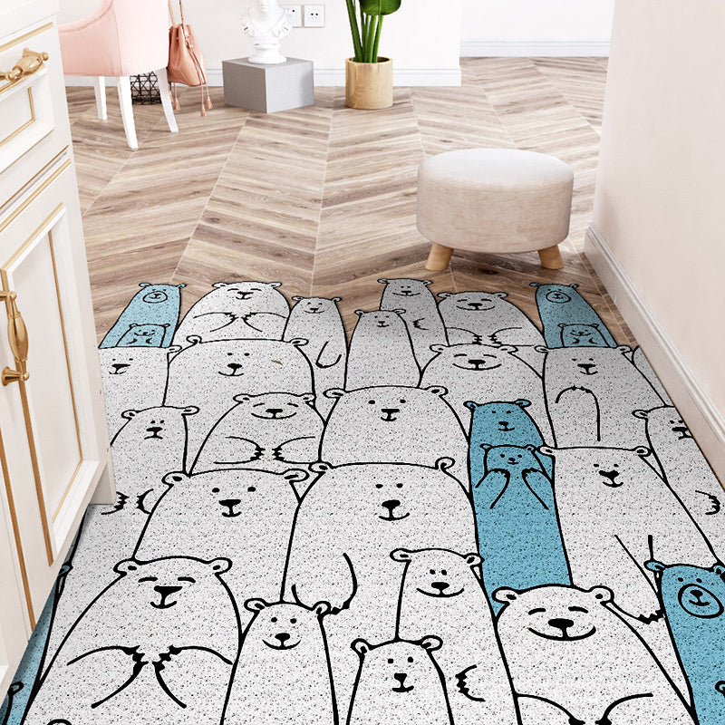 Vertical Version Cuttable Cartoon Animal Wear-resistant Dust-removing Anti-slip DoorMat 09-16