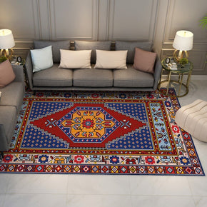 Colorful Distressed Pattern Soft Faux Cashmere Shaggy Rugs For Living Room Bedroom Hall Carpet 16