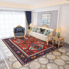 Colorful Distressed Pattern Soft Faux Cashmere Shaggy Rugs For Living Room Bedroom Hall Carpet 17