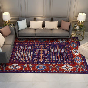 Colorful Distressed Pattern Soft Faux Cashmere Shaggy Rugs For Living Room Bedroom Hall Carpet 19