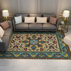 Colorful Distressed Pattern Soft Faux Cashmere Shaggy Rugs For Living Room Bedroom Hall Carpet 20