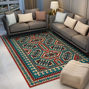 Colorful Distressed Pattern Soft Faux Cashmere Shaggy Rugs For Living Room Bedroom Hall Carpet 23