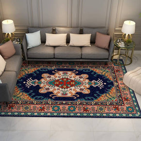 Colorful Distressed Pattern Soft Faux Cashmere Shaggy Rugs For Living Room Bedroom Hall Carpet 24