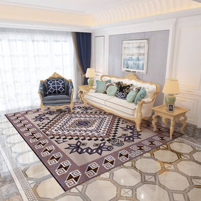 Colorful Distressed Pattern Soft Faux Cashmere Shaggy Rugs For Living Room Bedroom Hall Carpet 25
