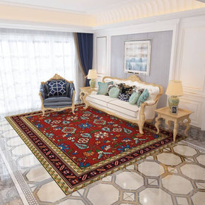 Colorful Distressed Pattern Soft Faux Cashmere Shaggy Rugs For Living Room Bedroom Hall Carpet 27