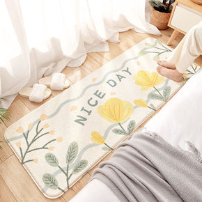 Nice Day Pattern Shaggy Soft Girls Boys Bedroom Kids Room Bedside Carpet Rugs Runners