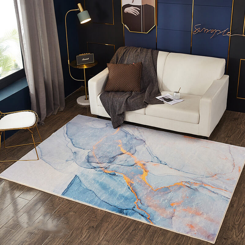 Soft Simplicity Abstract Ink Patterned Rugs Area Rugs For Living Room Bedroom Kids room