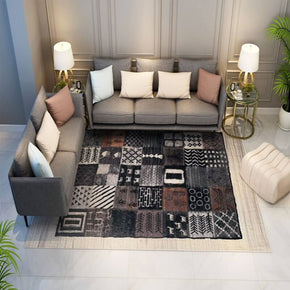 Moroccan Square Faux Cashmere Area Rug Soft Carpets For Bedroom Living Room Hall Kids room