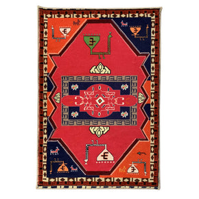 Bright Retro Faux Cashmere Area Rug Soft Carpets For Bedroom Hall Living Room Office