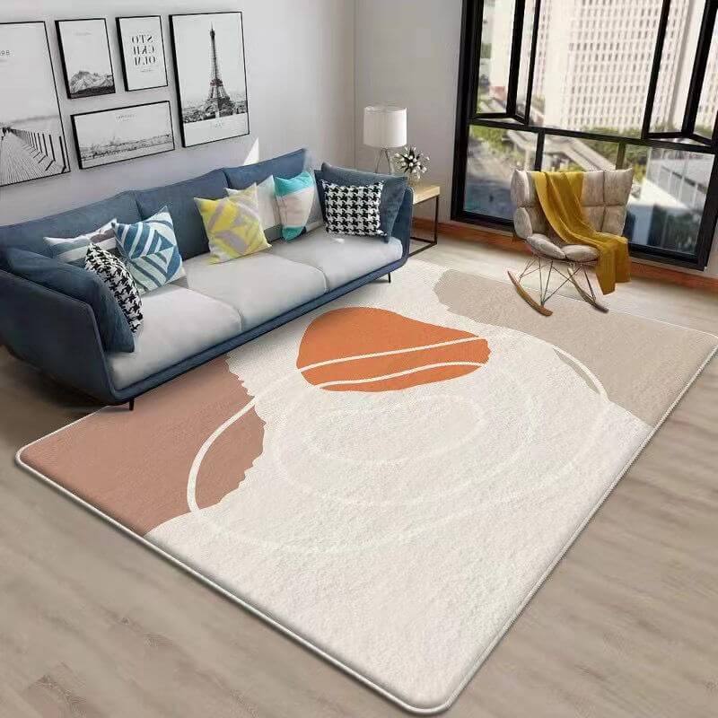 9 Styles Modern and Simple Pattern Faux Cashmere Soft Shaggy Area Rugs For Bedroom Living Room Bedside Office